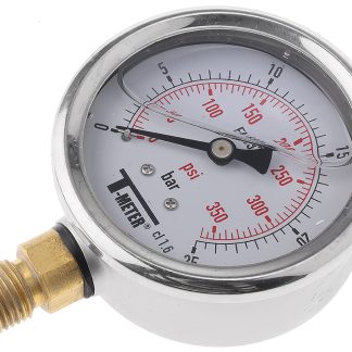 Manometro Sferaco, 0bar → 25bar max, G 1/4, Ø est. 63mm