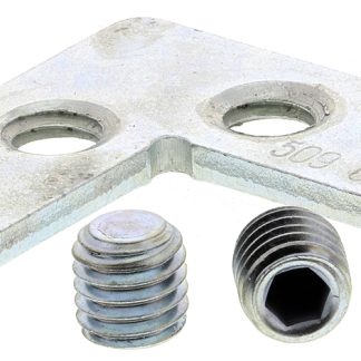 Staffa a squadra Bosch Rexroth in Acciaio galvanizzato, per profili da 30 mm, scalanatura da 8mm