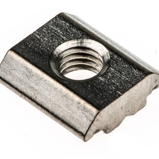 Blocco scorrevole Bosch Rexroth in Acciaio inossidabile, per profili da 20 mm, scalanatura da 6mm, M5, L. 12mm