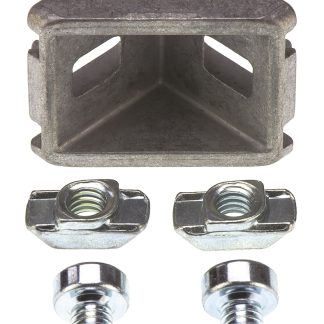 Staffa angolare Bosch Rexroth in Alluminio pressofuso, per profili da 20 mm, scalanatura da 6mm, M4, L. 8mm