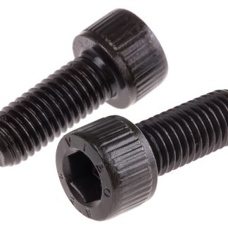 Vite a brugola esagonale in acciaio Nero, auto-colorante RS PRO, filettatura M10 x 25mm