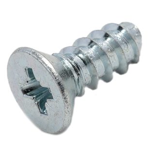 Vite autoformante a Svasata in Acciaio RS PRO, filettatura 10, guida Pozidriv