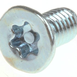 Vite di sicurezza Piatta in Acciaio Zincato lucido RS PRO, filettatura M3 x 6mm, guida Pin Hex Recess