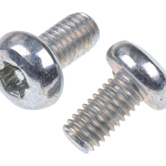 Vite di sicurezza Conica in Acciaio Zincato lucido RS PRO, filettatura M3 x 6mm, guida Pin Hex Recess