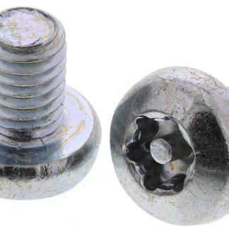 Vite di sicurezza Conica in Acciaio Zincato lucido RS PRO, filettatura M4 x 6mm, guida Pin Hex Recess