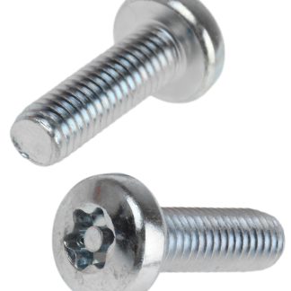 Vite di sicurezza Conica in Acciaio Zincato lucido RS PRO, filettatura M6 x 20mm, guida Pin Hex Recess