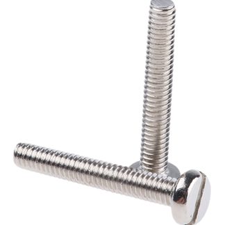 Vite metrica a testa Conica RS PRO M2.5, in Ottone, 25.0mm