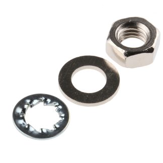 Dadi e rondelle in Ottone, Acciaio RS PRO, 200 pezzi, filettatura M5