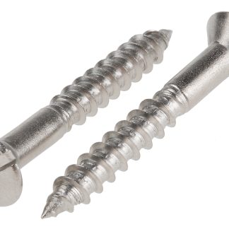 Vite per legno Svasata in Acciaio inox RS PRO 30mm, filettatura No. 8, guida Scanalatura