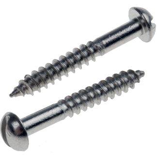 Vite per legno Rotonda in Acciaio inox RS PRO 20mm, filettatura 3.5mm, guida Scanalatura