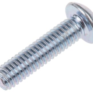 Vite a brugola con testa bombata esagonale RS PRO, M4, L. 16mm, in Acciaio