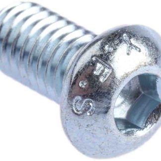 Vite a brugola con testa bombata esagonale RS PRO, M6, L. 12mm, in Acciaio