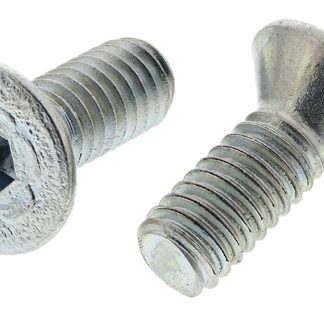 Vite a brugola in acciaio zincato lucido RS PRO, filettatura M4 x 10mm
