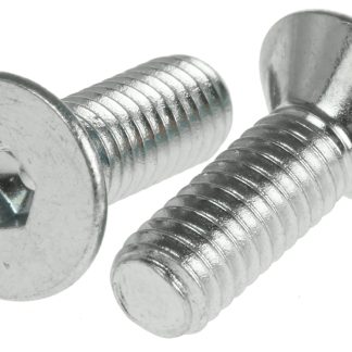 Vite a brugola in acciaio zincato lucido RS PRO, filettatura M4 x 12mm