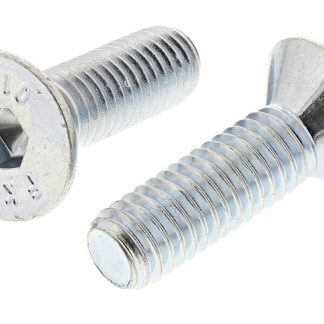 Vite a brugola in acciaio zincato lucido RS PRO, filettatura M6 x 20mm