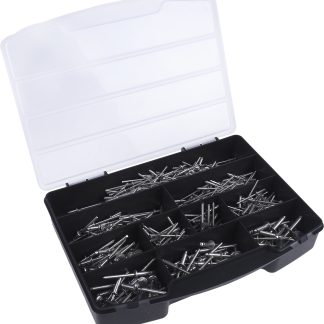 Set di rivetti ciechi in Acciaio Inox Liscio RS PRO, 465 pezzi, spessore 2,5 → 11 mm, mandrino in Acciaio inox