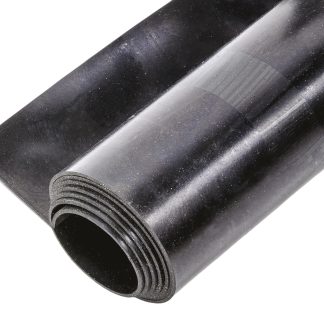 Foglio di gomma RS PRO in Neoprene, 1m x 1.2m x 1.5mm, col. Nero, Densità 1.4g/cm³