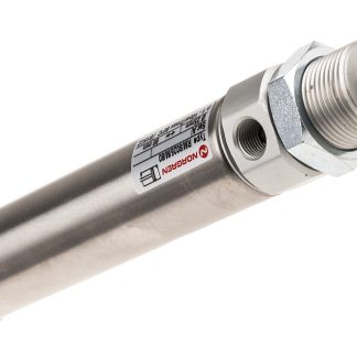 Cilindro pneumatico a profilo tondo Norgren RM/8000/M, Doppio effetto, foro da 25mm, corsa 80mm, G 1/8, 10bar max