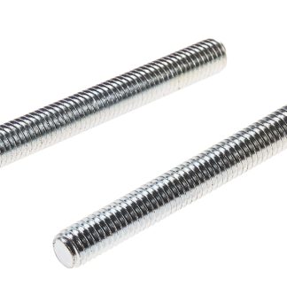 Bullone a testa piana in Acciaio zincato lucido RS PRO, filettatura M6, lunghezza 65mm