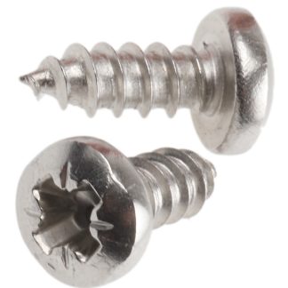 Vite autofilettante a  a testa conica in Acciaio inox RS PRO, filettatura 6, L 9.5mm, guida Pozidriv