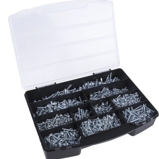 Kit viti e bulloni in Acciaio Galvanizzato RS PRO, guida a Phillips, 1190 pezzi, filettatura M6, M8, M10, lunghezza
