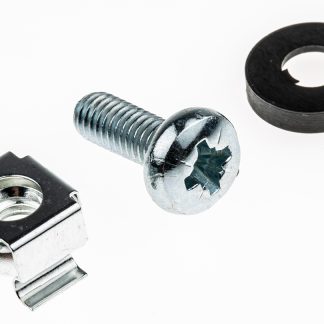 Kit di rondelle, dadi e bulloni/viti in Nylon Liscio RS PRO, guida a Croce, 10 pezzi, filettatura M6