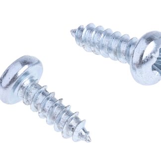 Vite autofilettante a  a testa conica in Acciaio RS PRO, filettatura 4, L 9.5mm, guida Pozidriv