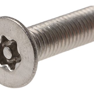 Vite di sicurezza Piatta in Acciaio inox Liscio RS PRO, filettatura M5 x 20mm, guida Pin Hex Recess