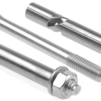 Fissaggio per muro RS PRO in Acciaio inox, Ø foro di fissaggio 10mm, L 75mm