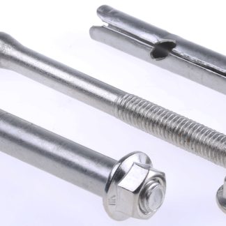 Fissaggio per muro RS PRO in Acciaio inox, Ø foro di fissaggio 12mm, L 100mm