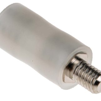 Distanziale filettato Rotondo Maschio/Femmina, in Nylon 66 Liscio, L. 16mm, M4 x M4, Ø est 8mm