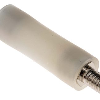 Distanziale filettato Rotondo Maschio/Femmina, in Nylon 66 Liscio, L. 25mm, M4 x M4, Ø est 8mm