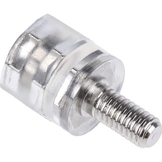 Distanziale filettato Esagonale Maschio/Femmina, in Nylon Liscio, L. 7mm, M3 x M3, Ø est 7mm