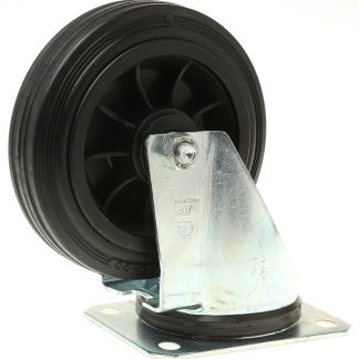 Ruota per carrelli orientabile LAG in Gomma, Ø 160mm, 135kg