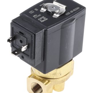 Elettrovalvola NC SMC, 30 bar max, 2 porte , 24 V c.c., 1/4poll