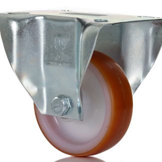 Ruota per carrelli non orientabile LAG in Poliuretano, Ø 80mm, 100kg