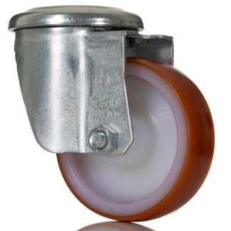 Ruota per carrelli orientabile LAG in Poliuretano, Ø 80mm, 100kg