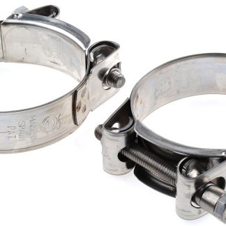 Fascetta stringitubo Jubilee (Bullone) MIKALOR, Ø 68 → 73mm in acciaio inox, bullone in acciaio zincato