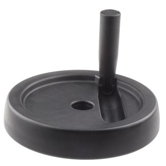 Volantino manuale Pieghevole girevole RS PRO Ø 200mm, in Termoplastico, foro da 8mm