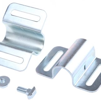 Clip tubo Bosch Rexroth in Acciaio galvanizzato, per profili da 28 mm, scalanatura da D28mm, Ø 30.5mm, M8, L. 95mm