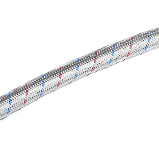 Tubi flessibili assemblati RS PRO, rivestito in EPDM, lungo 300mm, 15 bar max, adatto per Aria condizionata,