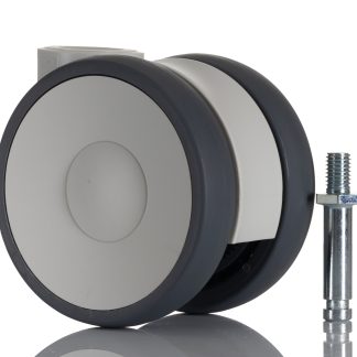 Ruota per carrelli orientabile Tente in Poliuretano, Ø 100mm, 100kg