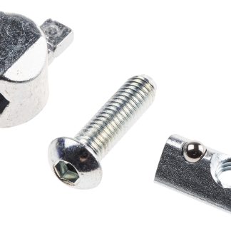 Connettore universale RS PRO in Zinco pressofuso, per profili da 30 mm, scalanatura da 6mm