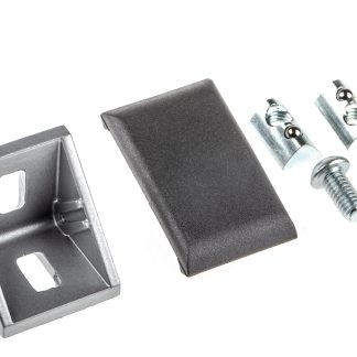 Staffa angolare RS PRO in Zinco pressofuso, per profili da 30 mm, scalanatura da 6mm