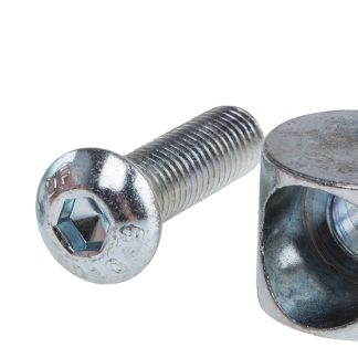 Connettore universale RS PRO in Zinco pressofuso, per profili da 40 mm, scalanatura da 8mm