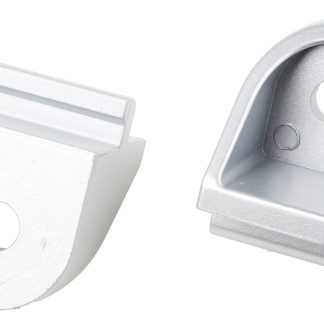 Morsetto ad angolo RS PRO in Zinco pressofuso, per profili da 40 mm, scalanatura da 8mm, M8