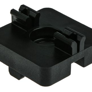 Piastra di collegamento RS PRO in PA, per profili da 40 mm, scalanatura da 8mm, M4