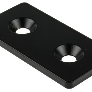 Piastra di collegamento RS PRO in Acciaio, per profili da 40 mm, scalanatura da 8mm, M8, L. 80mm