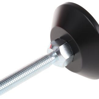 Piedino regolabile RS PRO, 40, 12mm A piede, 8mm, filettatura M12