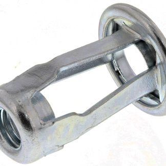 Inserto filettato in Acciaio Zincato lucido RS PRO, M6, Ø flangia 15.88mm, Ø foro di fissaggio 11.43mm